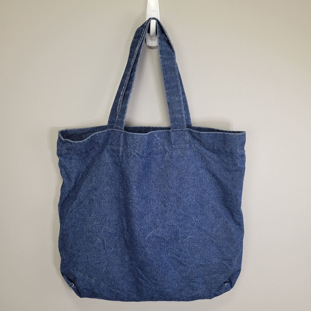 Americana Country Dolls Quilted Denim Handcrafted Tote - Picture 4 of 4